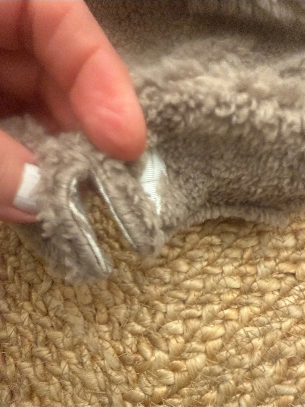 Carter's Cozy Gray Plush Bear Hat for Kids